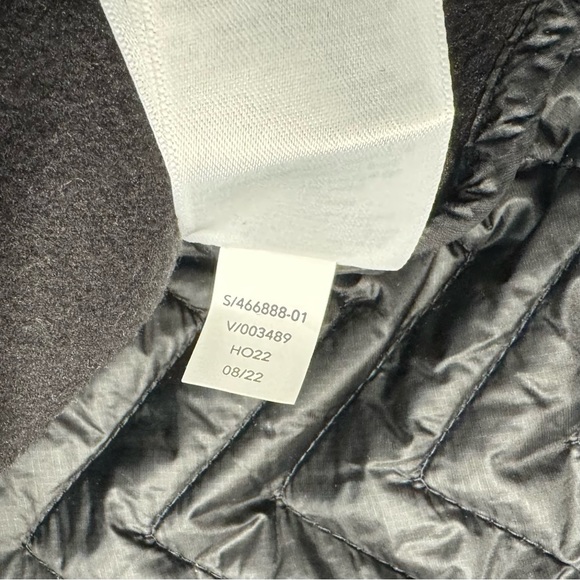 NWOT Athleta Warm Cozy Sherpa Quarter Snap Sweatshirt Pullover Black with Quilt - Picture 15 of 16